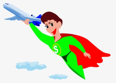 Lifting Airplane Cartoon, HD Png Download, Free Download
