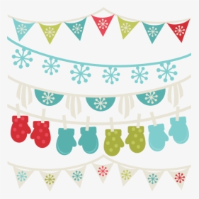 Png Freeuse Download Free Winter Borders Banners Svg - Cute Winter Banner Clipart, Transparent Png, Free Download