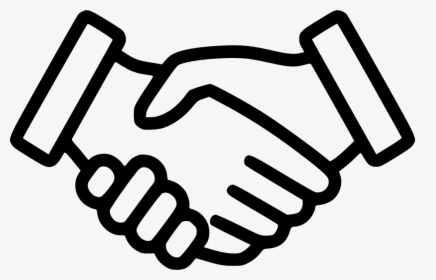 Handshake - Shaking Hands Drawing Easy, HD Png Download, Free Download