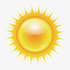 Sun Sunshine Vector Yellow Png Download - Sun Vector Png, Transparent Png, Free Download