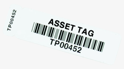 Barcode Labels Asset Tags - Bar Code Tag Png, Transparent Png, Free Download