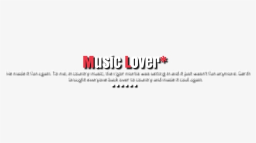 Editing Text Music Lover, HD Png Download, Free Download