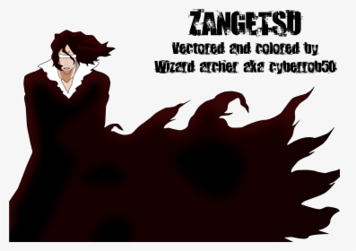Zangetsu Vector Bleach Anime - Bleach Anime Zangetsu, HD Png Download, Free Download