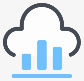 Cloud Bar Chart Icon, HD Png Download, Free Download