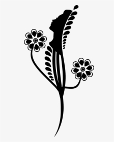 Face, Leaf, Woman, Flower, Logo, Hair, Spa, Plant, - Silhouette, HD Png Download, Free Download