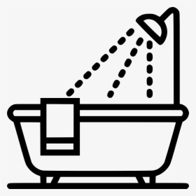 Png File Svg - Transparent Background Bathtub Icon, Png Download, Free Download