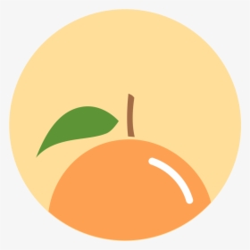 Transparent Orange Fruit Png - Orange Fruit Minimal Art, Png Download, Free Download