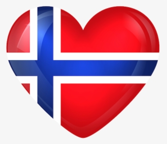 Norway Flag Heart Png, Transparent Png, Free Download
