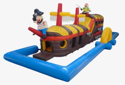 2 Part Pirate Ship Obstacle Course - Inflatable, HD Png Download, Free Download