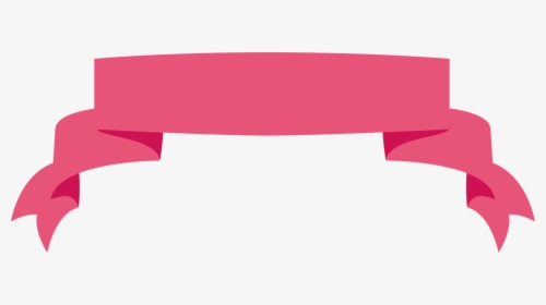 Pink Ribbon Banner Png, Transparent Png, Free Download