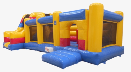 1 Part Combo Obstacle With Slide - Inflatable, HD Png Download, Free Download