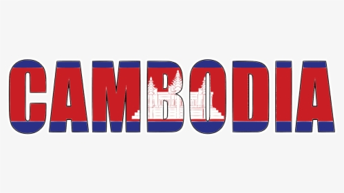 Cambodia Flag With Name, HD Png Download, Free Download