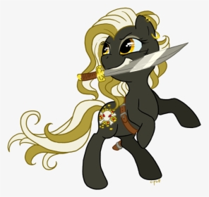 C-puff, Coin, Oc, Oc Only, Pirate, Safe, Solo, Sword - Mlp Pirate Oc, HD Png Download, Free Download