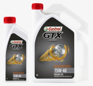 Gtx Diesel 1l &amp - Castrol Gtx Diesel 15w40, HD Png Download, Free Download