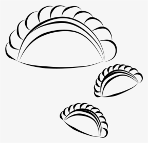 Curry Puff Clipart Black And White, HD Png Download, Free Download