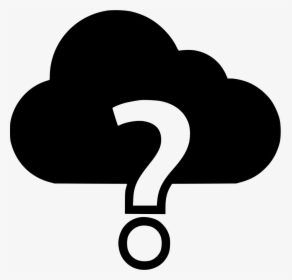 Question Ask Server - Cloud With Question Mark, HD Png Download, Free Download