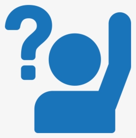 Icon Ask Png Clipart , Png Download - Raise Hand Question Clipart, Transparent Png, Free Download