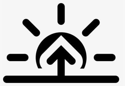 Black Bulb Png - Adjust Brightness Sun Logo, Transparent Png, Free Download