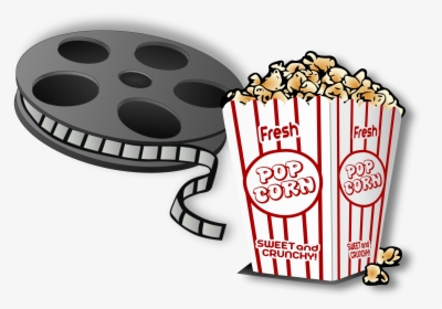 Hot Popcorn And A - Popcorn And A Movie, HD Png Download, Free Download