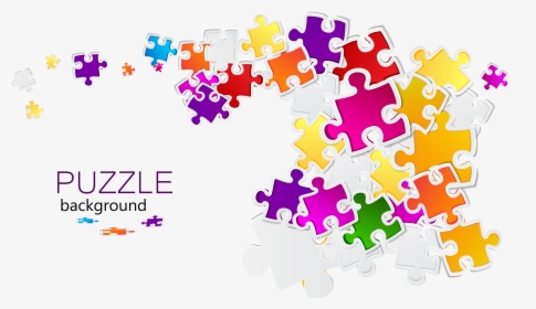 Jigsaw Puzzles Paper Puzz 3d Business Cards - Puzzles Background, HD Png Download, Free Download