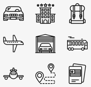 Travel - Manufacturing Icons, HD Png Download, Free Download