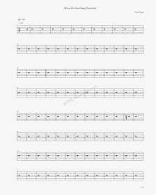 Shine On You Crazy Diamond Parts I - Sheet Music, HD Png Download, Free Download