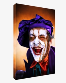Jack Nicholson Joker Artwork, HD Png Download - kindpng