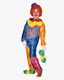 File - Clown-cutout - Person Putting On Their Clown Costume, HD Png Download, Free Download