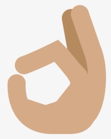 Ok Hand Sign - Ok Hand Emoji Png, Transparent Png, Free Download