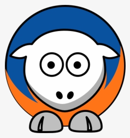 Sheep New York Knicks Team Colors Svg Clip Arts - College Football, HD Png Download, Free Download