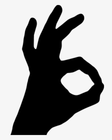 Transparent Ok Hand Png - Transparent Background Ok Hand Sign, Png Download, Free Download