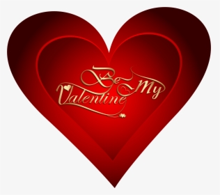 Be My Valentine Heart Png Clipart Image - Heart Be My Valentine, Transparent Png, Free Download