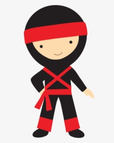28 Collection Of Ninja Clipart Transparent Background - Kid Ninja Clipart, HD Png Download, Free Download