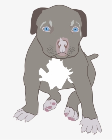 Pit Bull Puppy Clip Arts - Pit Bull Clipart Png, Transparent Png, Free Download