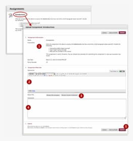 Submitting An Assignmnet - Submit On Blackboard, HD Png Download, Free Download