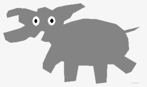 Wonderful Elephant Animal Free Black White Clipart - Elephant, HD Png Download, Free Download