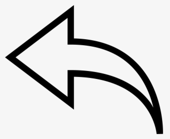 White Left Arrow Png, Transparent Png, Free Download