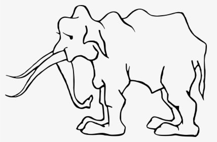 Old Elephant Stander Clip Arts - Old Elephant Clipart, HD Png Download, Free Download
