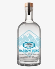 Narrow Road Screenprint Final - Glass Bottle, HD Png Download, Free Download