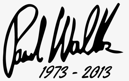 Paul Walker Signature, HD Png Download, Free Download