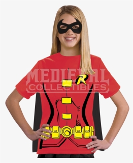 Transparent Robin Mask Png - Robin Shirt Costume, Png Download, Free Download