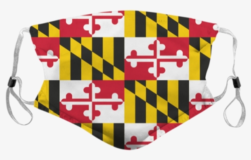 *pre-order* Maryland Flag Pattern / Face Mask - Maryland Flag Face Mask, HD Png Download, Free Download