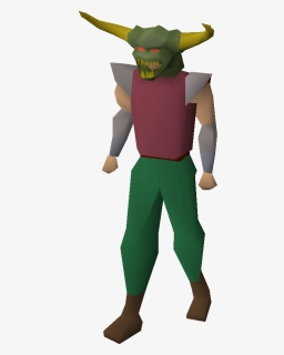 Old School Runescape Wiki - Osrs Lesser Demon Mask, HD Png Download, Free Download