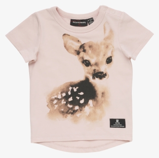 Rock Your Baby Fawn Darling Ss T-shirt , Png Download - Deer Watercolor Painting, Transparent Png, Free Download