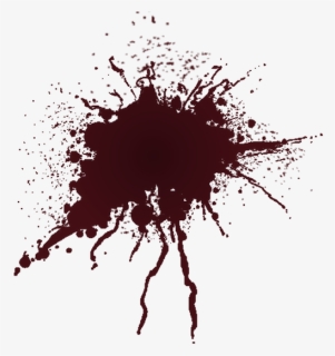 Blood Trail Png - Blood Splatter Clipart Transparent, Png Download, Free Download