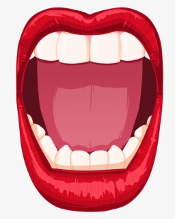 Mouth Png Transparent Images - Open Mouth Cartoon Drawing, Png Download, Free Download