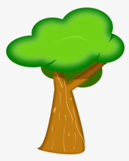 Tree Bark Coloring Pages - Trees And Flowers Cartoon, HD Png Download, Free Download