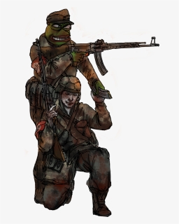 Wojak Guns , Png Download - Wojak Gun, Transparent Png, Free Download