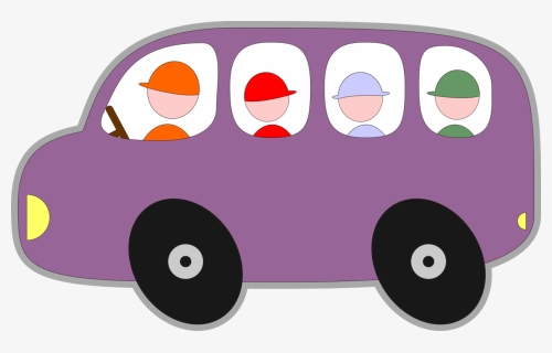 Pink,purple,headgear - School Bus, HD Png Download, Free Download