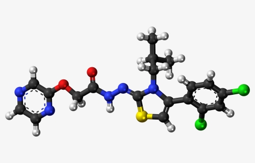 Way-208,466 Molecule Ball - Flavonoid Molecules 3d, HD Png Download, Free Download
